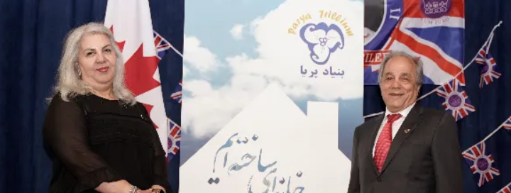 اعطای نشان پلاتینی ملکه به احمدرضا تبریزی و فروزان جلالی فر