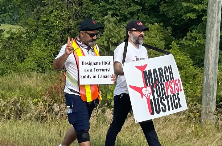 راهپیمایی اعتراضی در کانادا برای دادخواهی قتل فرزند