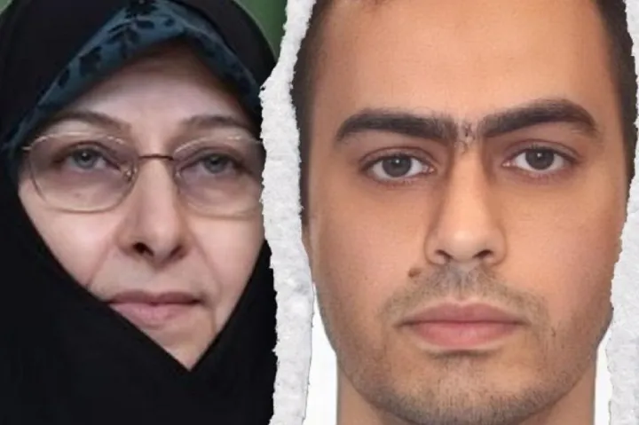 فرزند انسیه خزعلی، معاون ابراهیم رئیسی از کانادا به ایران بازگشت