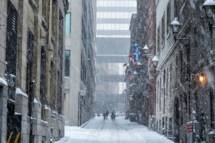 هشدار آب و هوایی برای مونترال