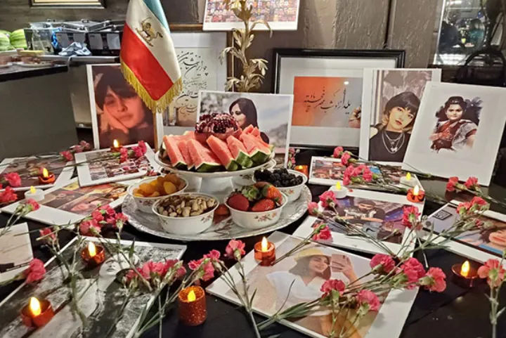 بزرگداشت جانباختگان جنبش در ایران در برنامه زادشب مهر در مونترال