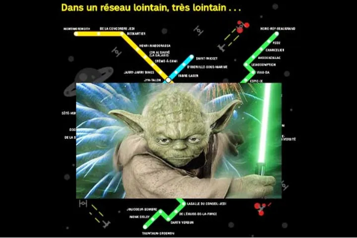 جنگ ستارگان در متروی مونترال