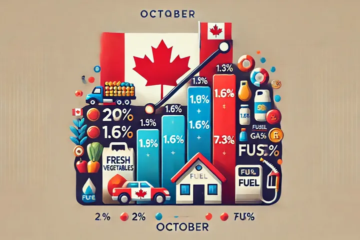 افزایش نرخ تورم کانادا به ۲ درصد در ماه اکتبر
