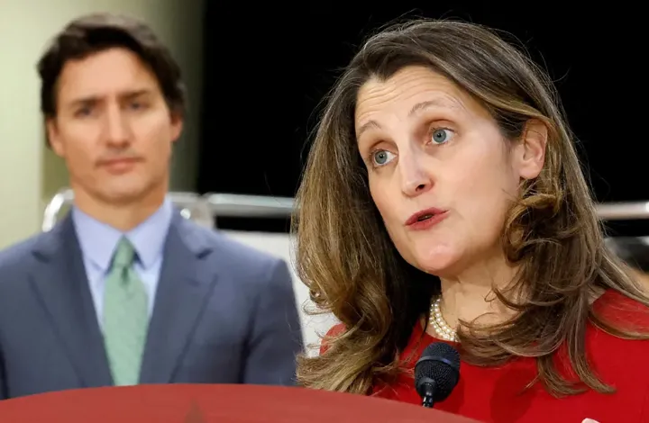 کریستیا فریلند، وزیر اقتصاد دولت ترودو استعفا کرد