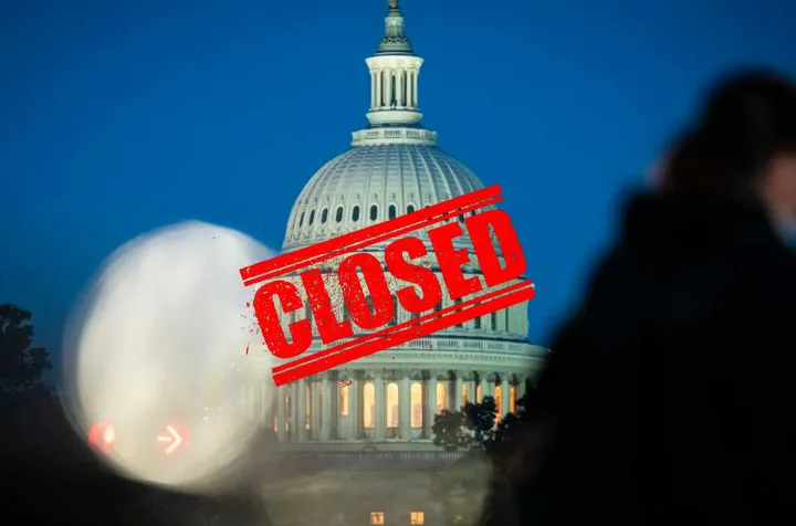 دولت فدرال آمریکا تعطیل شد