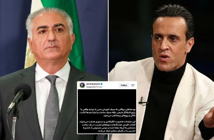 افشاگری علی کریمی درباره اجاره اکانت‌های مجازی، و چند سوال کلیدی